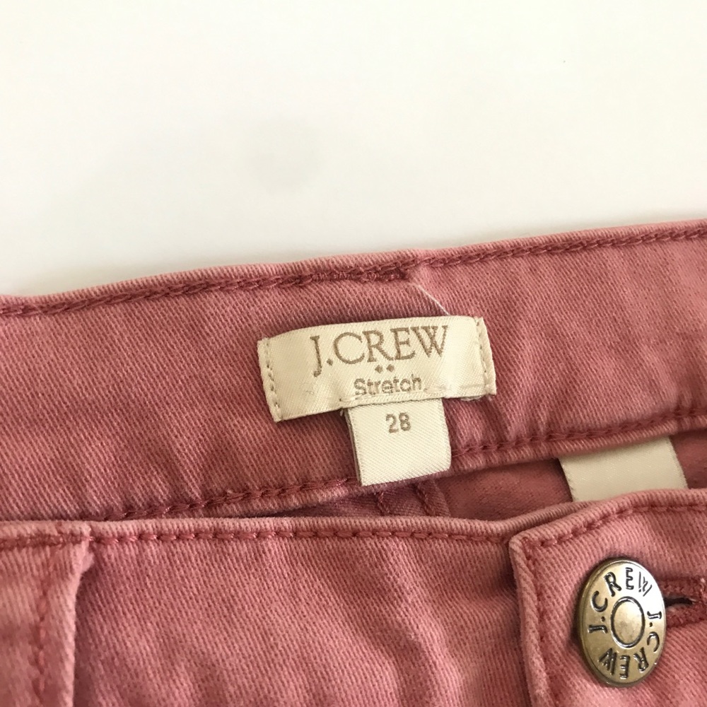 J. Crew Pink Skinny Jeans
